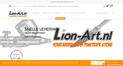 Desktop Screenshot of lion-art.nl